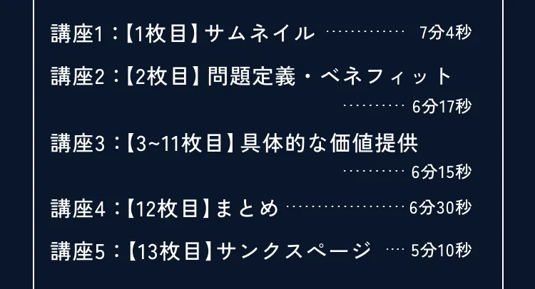 講座の詳細内容