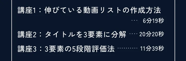 講座の詳細内容