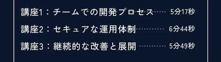 講座の詳細内容