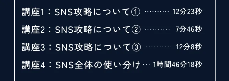 講座の詳細内容